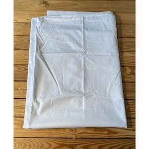 NEW West Point Hospitality 300 Thread Count Flat Sheet Size 77x108 White